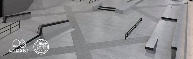Neuer Streetbereich Skatehalle