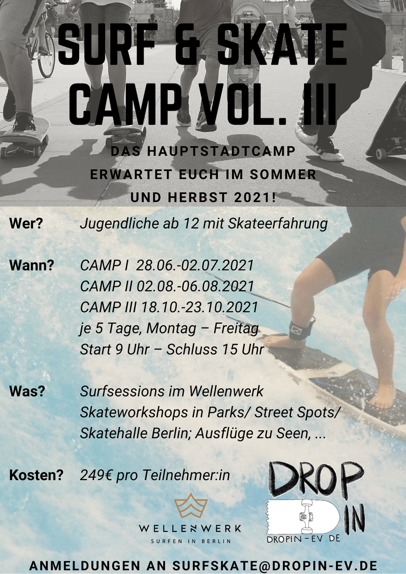 Surf & Skate Camp 2021