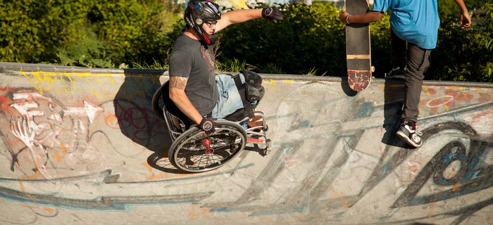 Skateparks barrierefrei