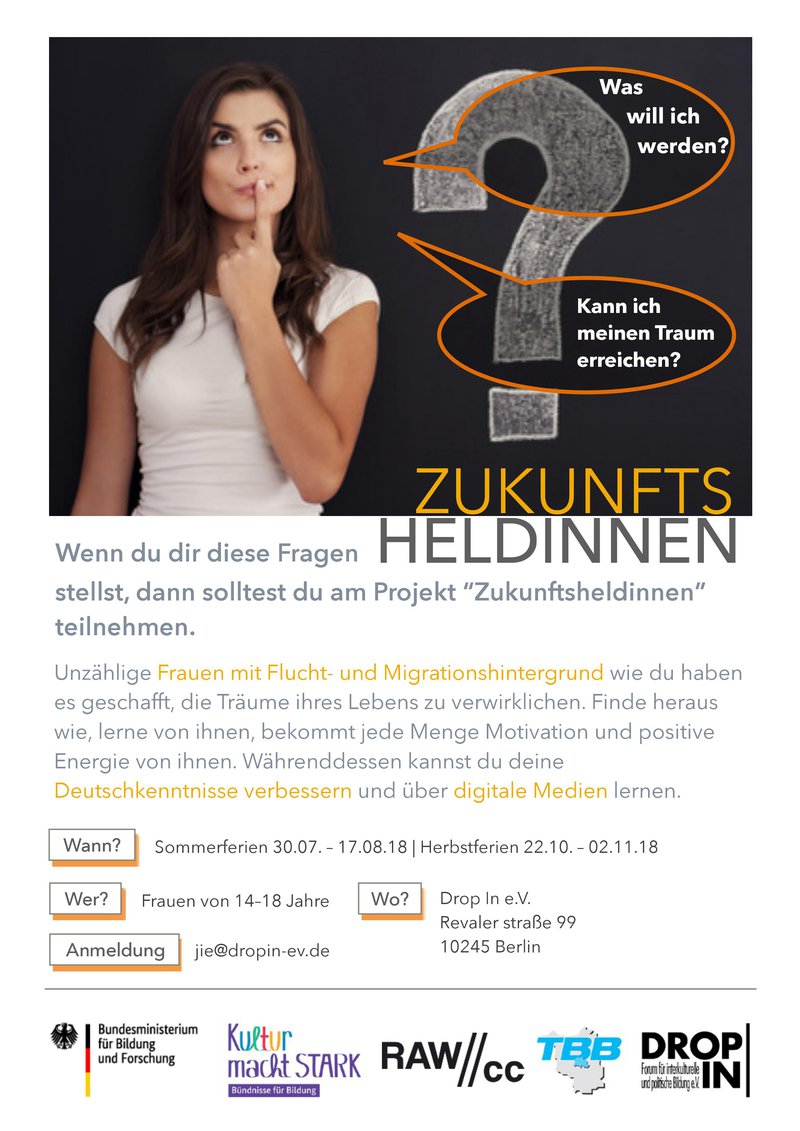Zukunftsheldinnen Flyer