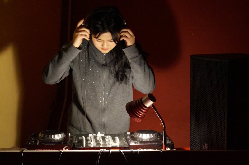 erste Versuche an den turntables