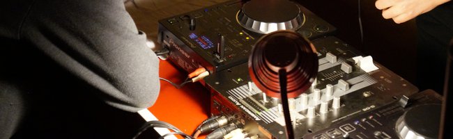 erste Versuche an den turntables
